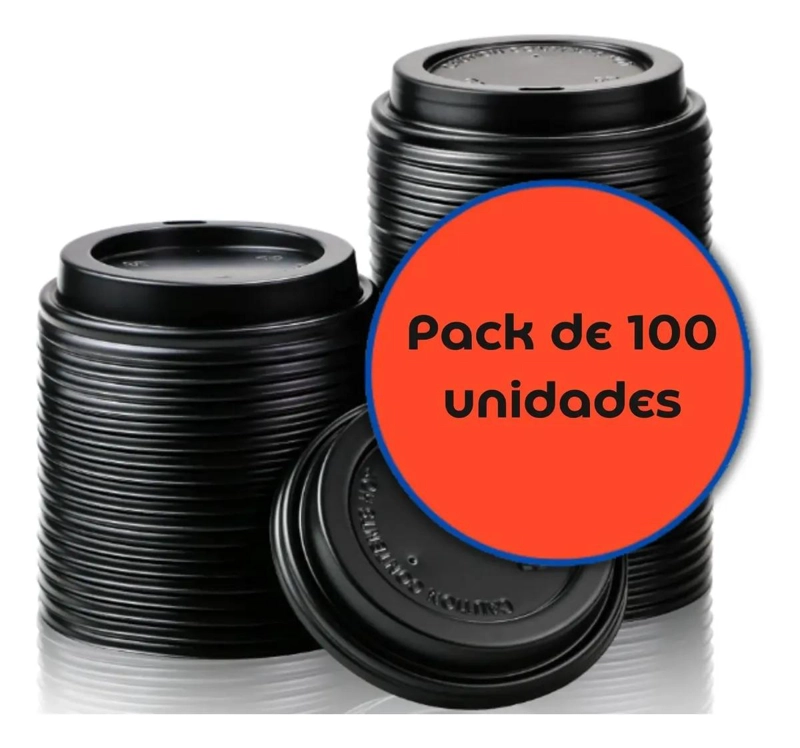 TAPA COMPOSTABLE CPLA 90 MM PARA VASO DE PAPEL 12 OZ - 3