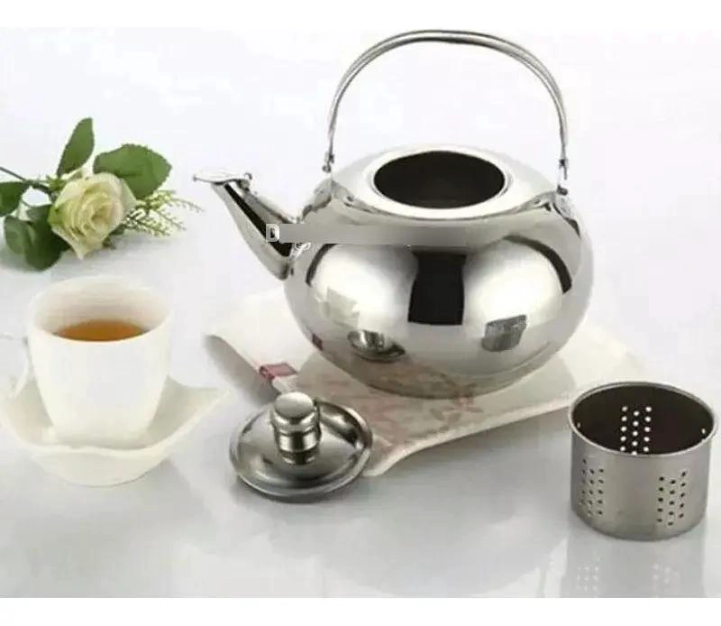 TETERA HERVIDOR CON INFUSOR DE 600ML COLOR GRIS - 3