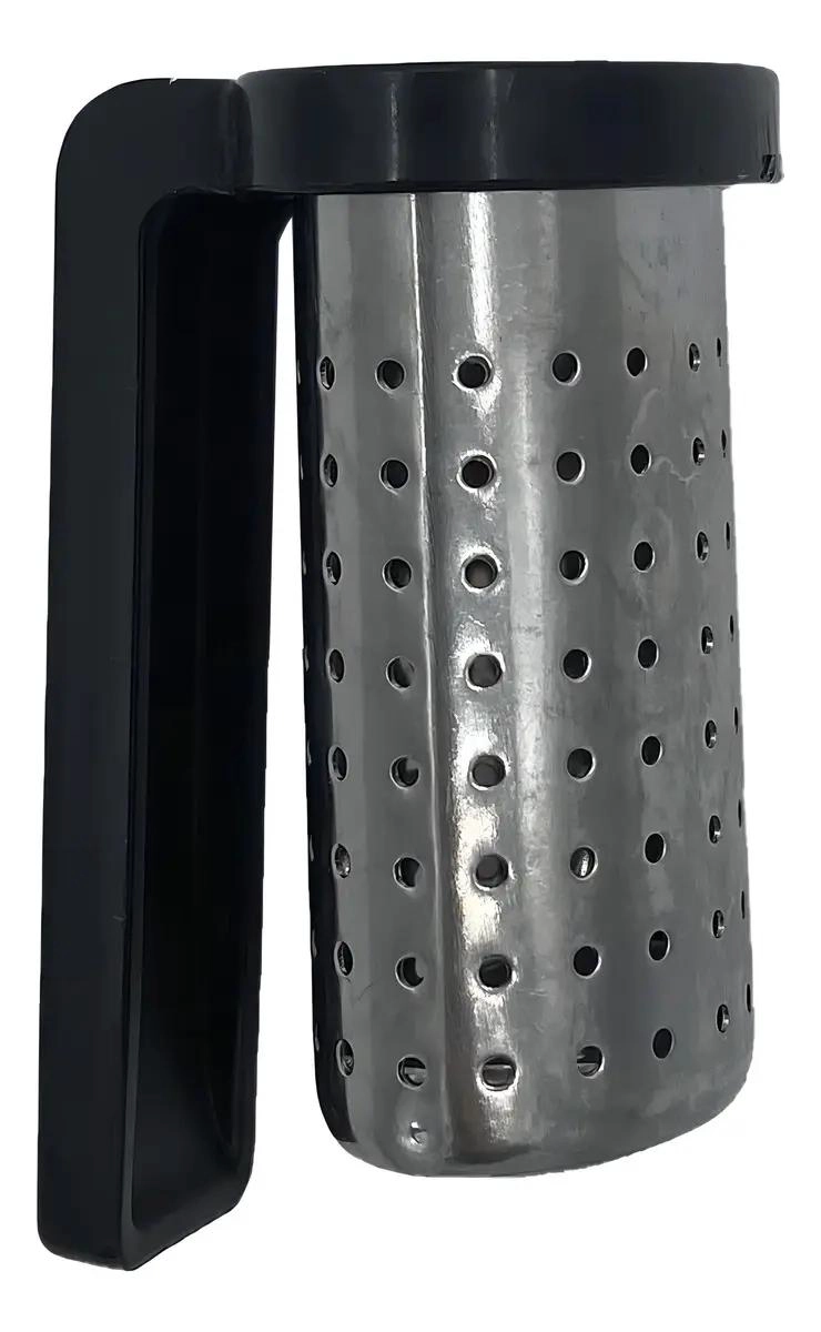 INFUSOR DE TE  METALICO CILINDRICO NEGRO 6.5X3.5CM - 1