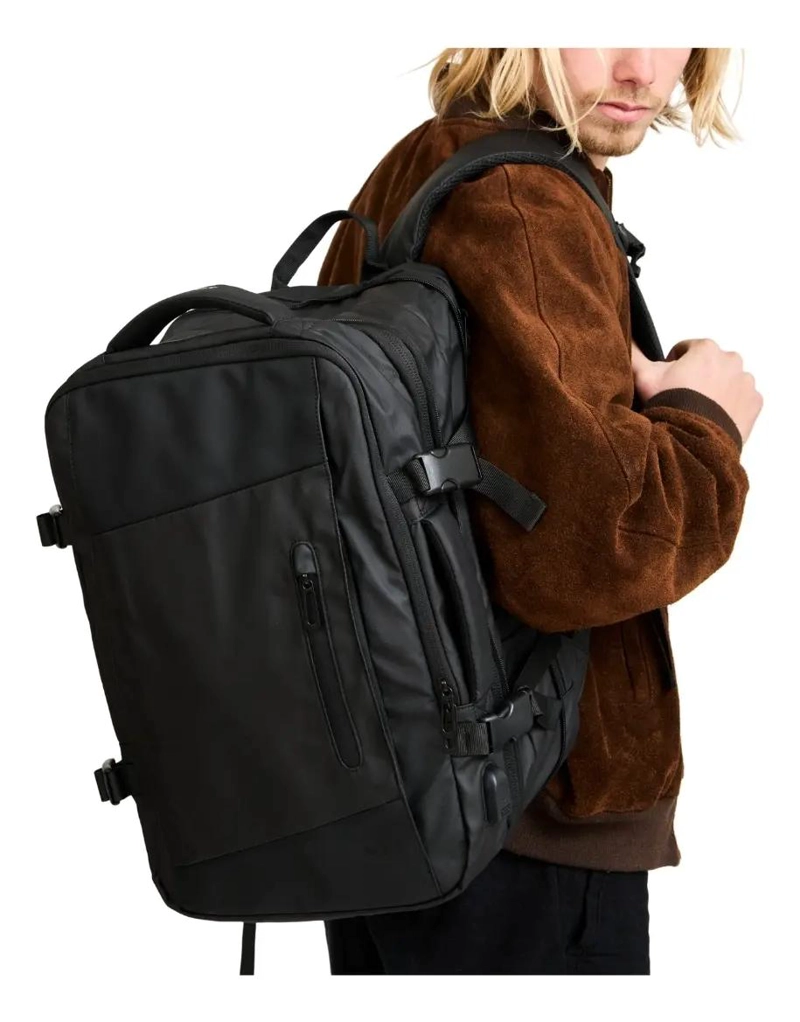 PACK DE 2 MOCHILAS IMPERMEABLES EXPANSIBLES 35L NEGRO - 4