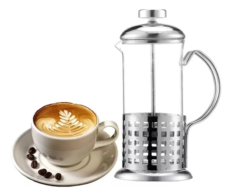 CAFETERA PRENSA FRANCESA DE E MBOLO 350 ML IDEAL PARA CAFE - 1
