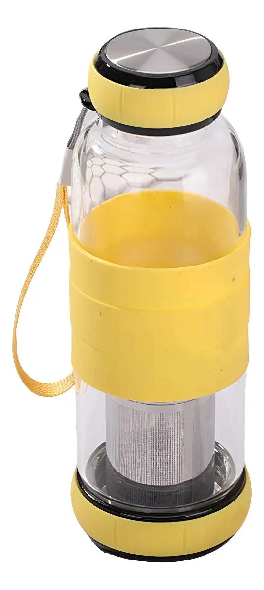 BOTELLA INFUSORA DE VIDRIO 550 ML CON INFUSOR INTEGRADO - 1