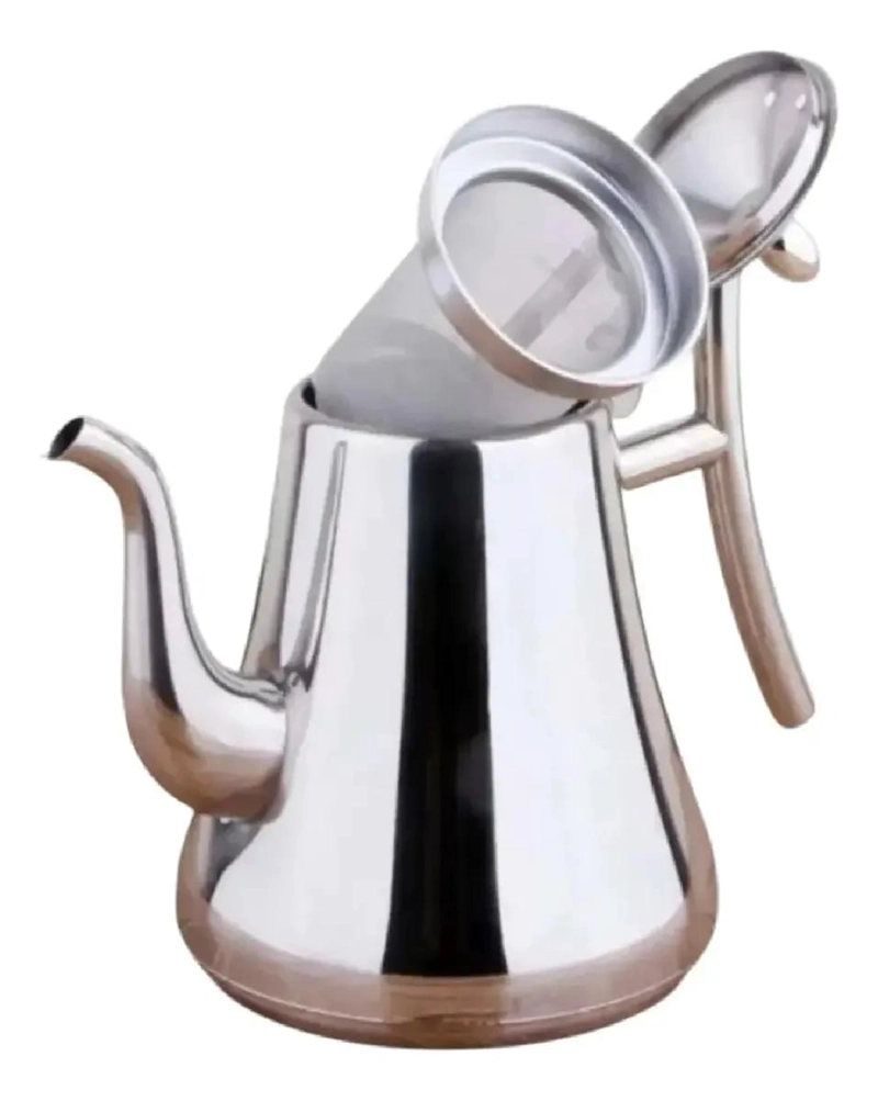TETERA INFUSOR 1 LITRO ACERO INOXIDABLE ELEGANTE Y FUNCIONAL - 1