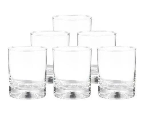 SET DE 6 VASOS DE WHISKY MANHATTAN DE CRISTAR EN VIDRIO TRANSPARENTE - 4