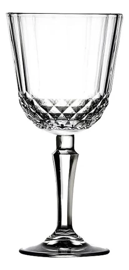 SET DE 3 COPAS DE VINO TINTO DE 310CC EN COLOR PLATA - 1