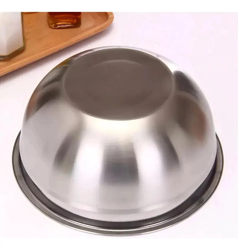 CUENCO ENSALADERO ACERO INOXIDABLE 18 CM IDEAL PARA COCINA - 4
