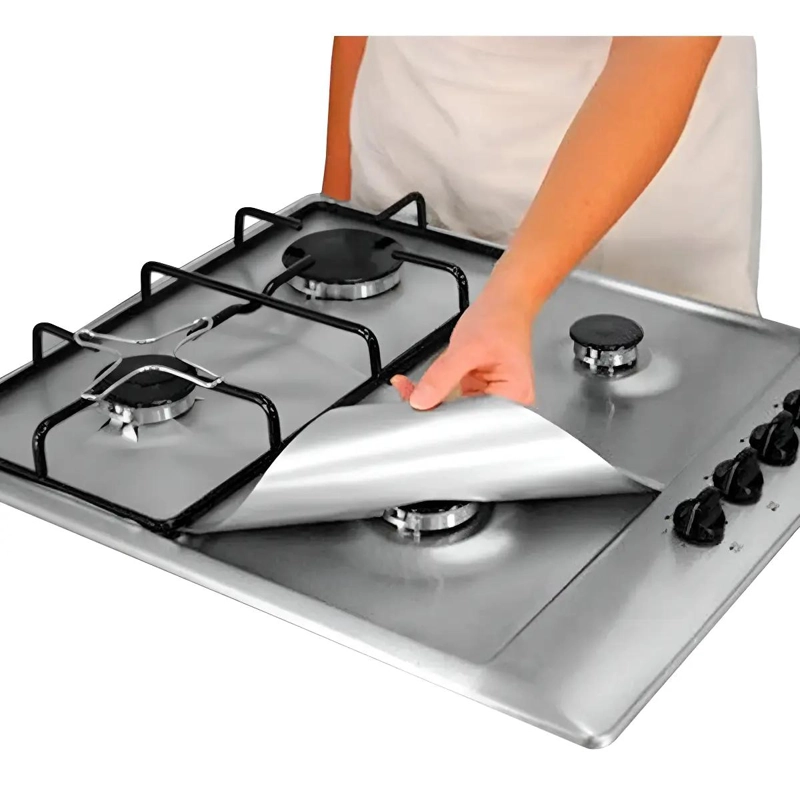 PAPEL ALUMINIO PROTECTOR PARA COCINA 50X60 CM - 1