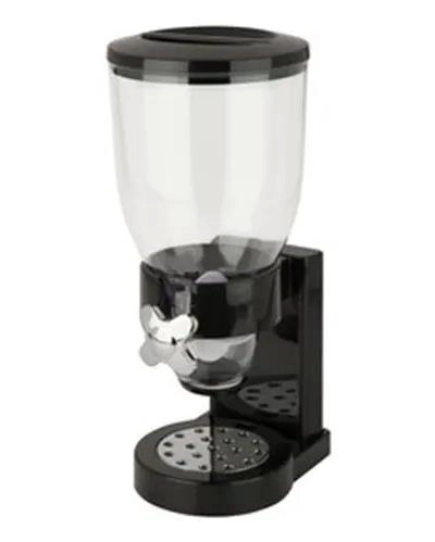 DISPENSADOR DE CEREALES Y ALIMENTOS SECOS COLOR NEGRO - 2