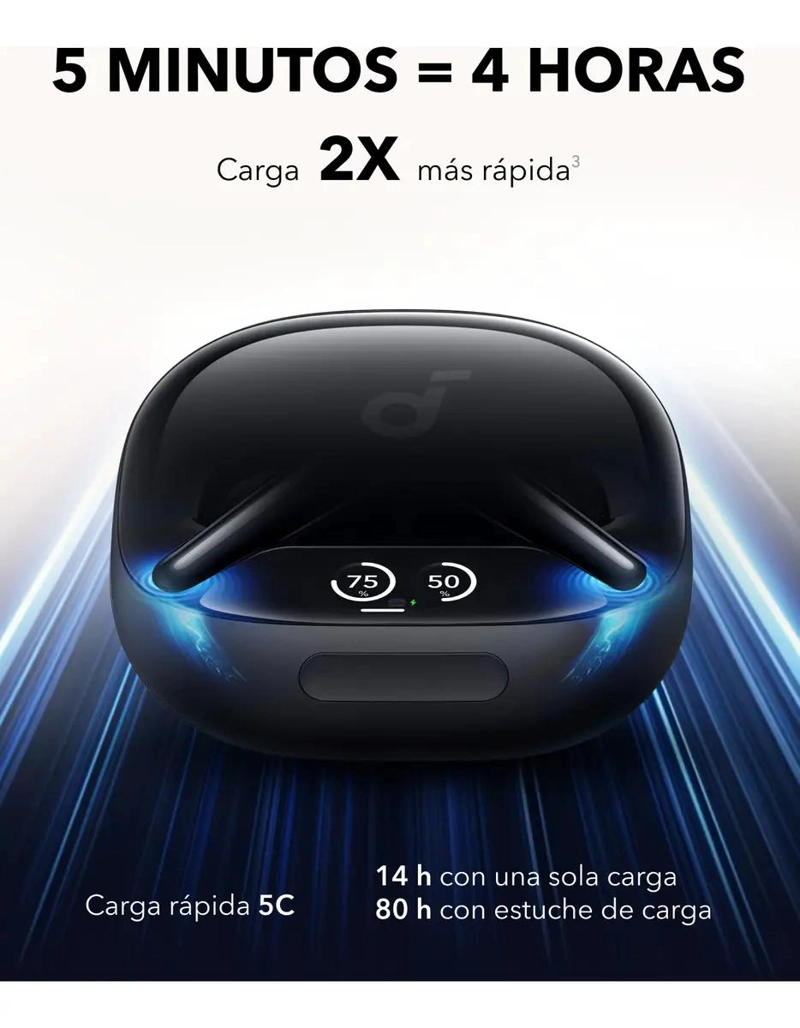 AUDIFONOS BLUETOOTH LIBERTY 4 PRO CON CANCELACION DE RUIDO Y 40 HORAS DE BATERIA - 5