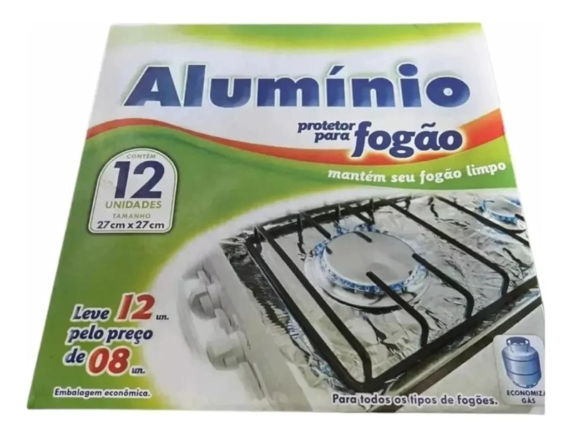 PACK DE 60 PROTECTORES DE ALUMINIO PARA COCINA A GAS - 3