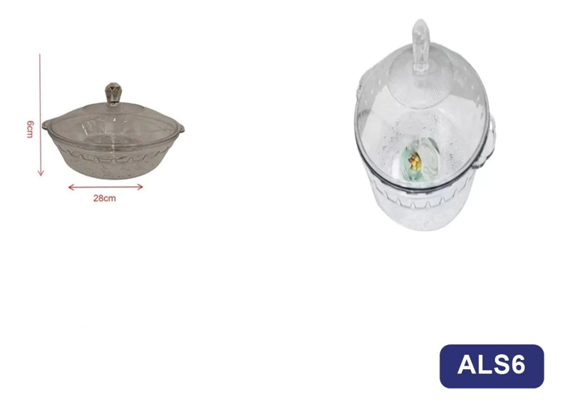 ENSALADERA DE 28 CM PARA SERVIR ENSALADAS Y FRUTAS - 3