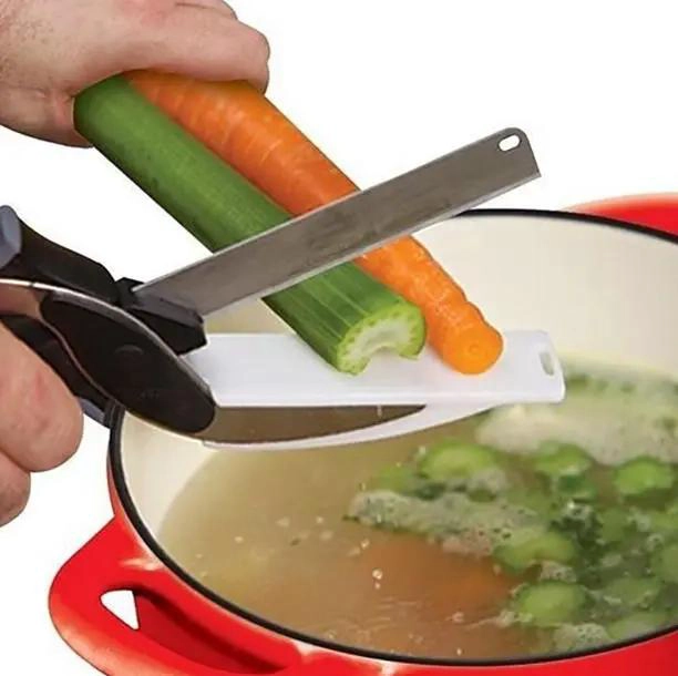 TIJERAS MULTIFUNCIONALES PARA CORTAR ALIMENTOS Y VERDURAS - 4