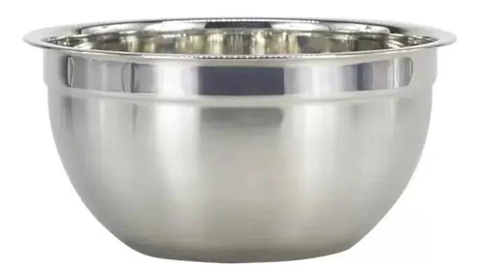 BOWL ENSALADERA ACERO INOXIDABLE 18 CM IDEAL PARA COCINA - 1