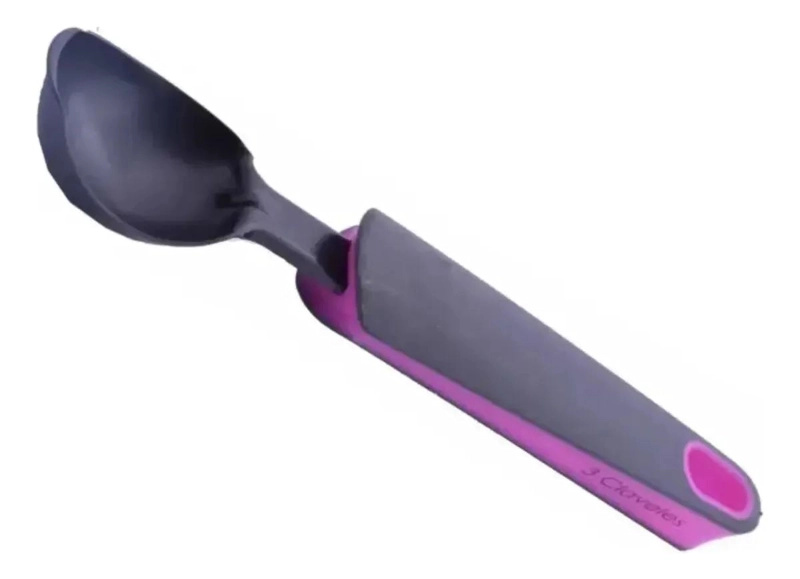 CUCHARA DE ACERO INOXIDABLE ANTIADHERENTE PARA HELADO 20 CM - 2