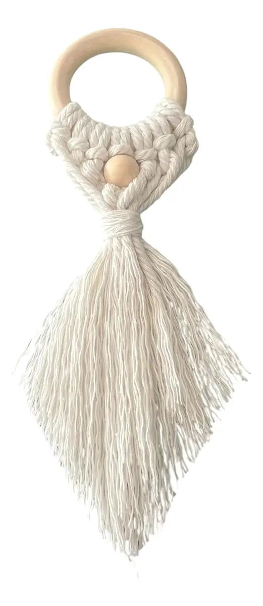 PACK DE SERVILLETEROS DECORATIVOS DE MACRAME  HECHOS A MANO - 1