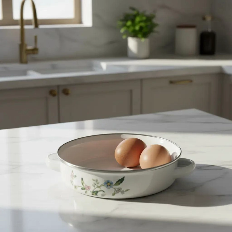PAILA DE HUEVO ESMALTADA 16 CM PARA COCINAR - 2