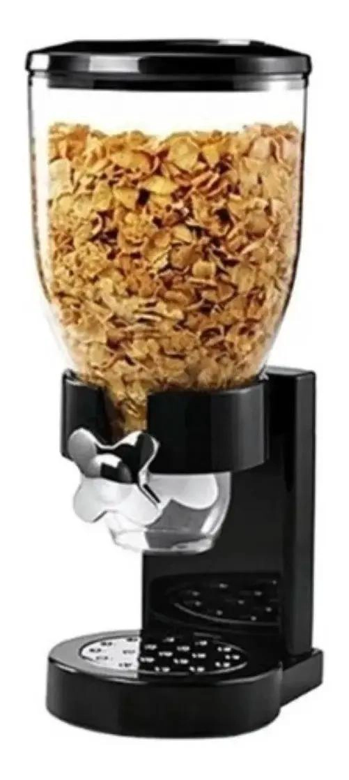 DISPENSADOR DE CEREALES HERME TICO PARA MESA CON RECIPIENTE - 1