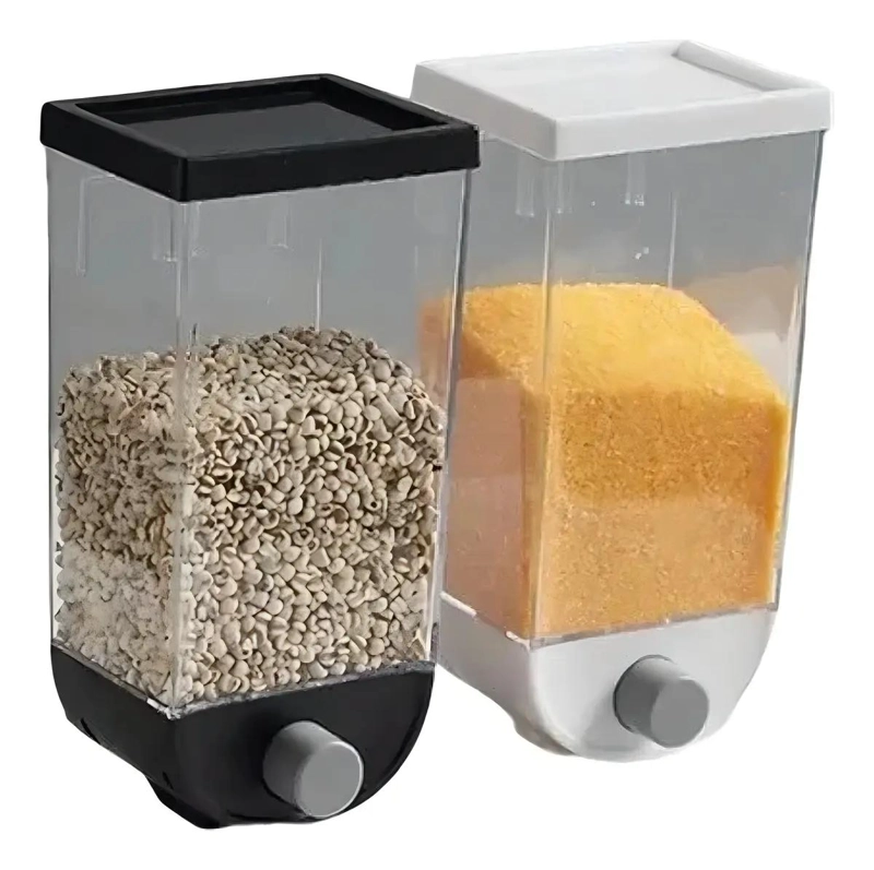 DISPENSADOR DE PARED PARA CEREAL Y FRUTOS SECOS BLANCO - 2