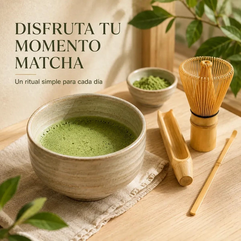 SET DE ACCESORIOS PARA PREPARAR TE  MATCHA EN CASA - 10