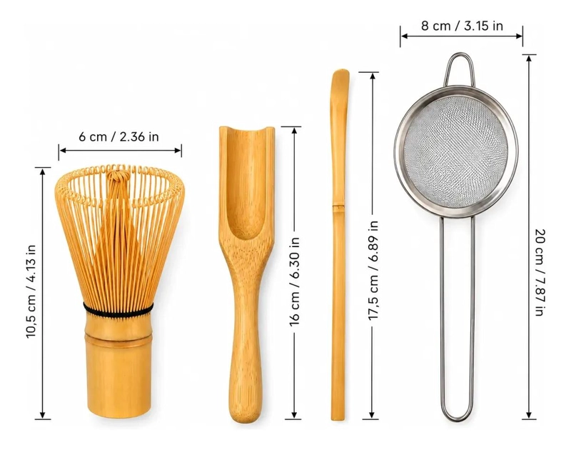 SET DE ACCESORIOS PARA PREPARAR TE  MATCHA EN CASA - 2