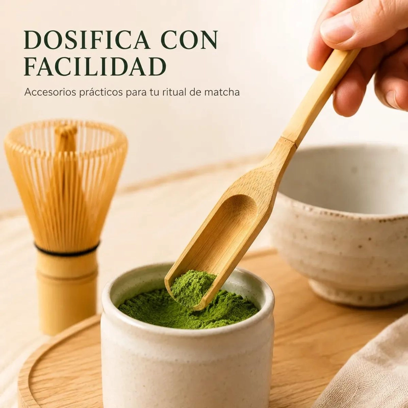 SET DE ACCESORIOS PARA PREPARAR TE  MATCHA EN CASA - 6