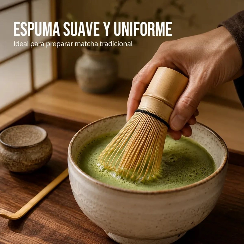 SET DE ACCESORIOS PARA PREPARAR TE  MATCHA EN CASA - 9