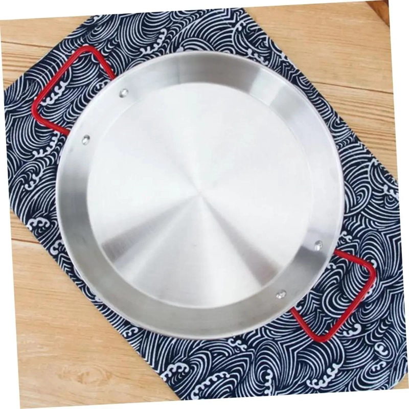 PAELLERA DE ACERO INOXIDABLE DE 28 CM PARA COCINAR - 2