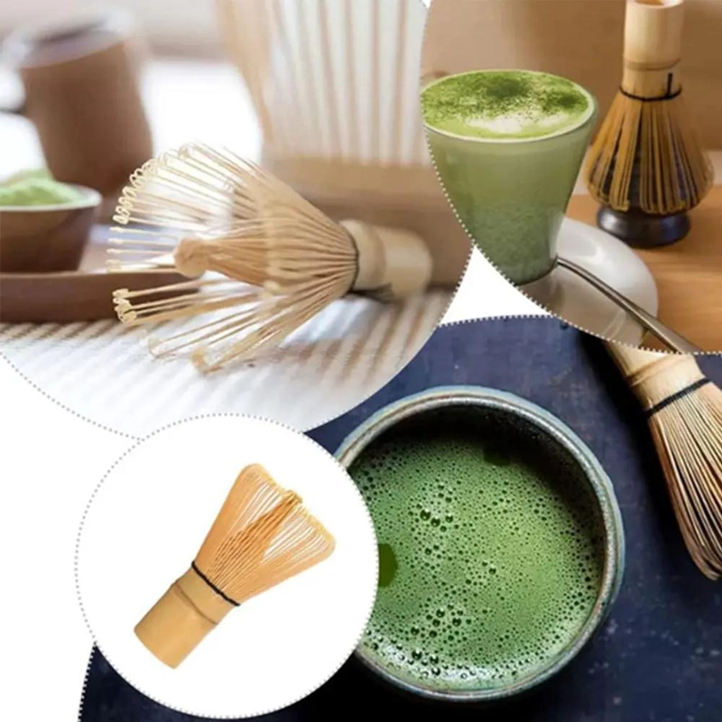JUEGO DE UTENSILIOS PARA PREPARAR TE  MATCHA DE BAMBU - 4