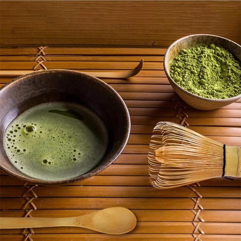 JUEGO DE UTENSILIOS PARA PREPARAR TE  MATCHA DE BAMBU - 7