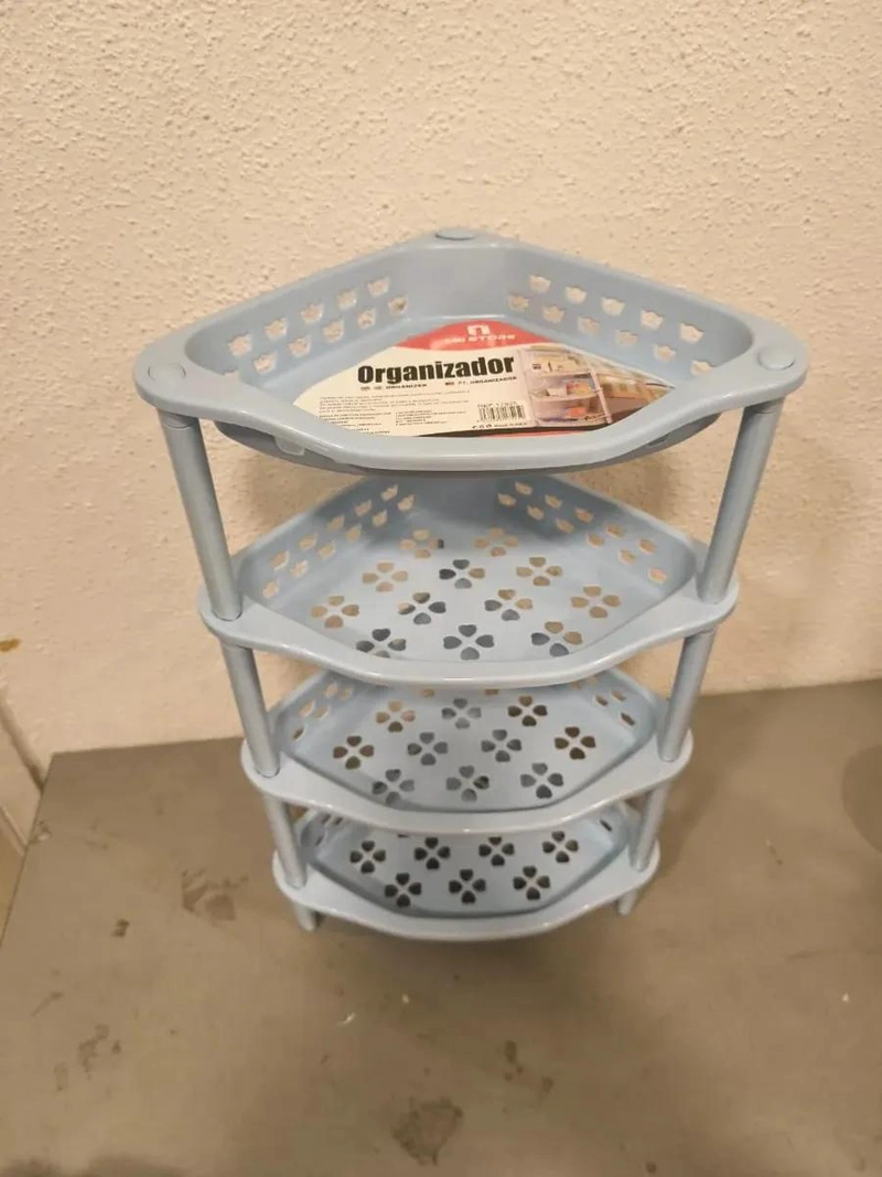 ORGANIZADOR ESQUINERO MULTIUSO PARA DUCHA Y BAÑO CON 4 ESTANTES - 3