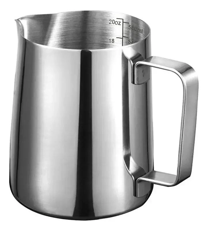JARRA DE ACERO INOXIDABLE PARA ESPUMA DE LECHE 600ML - 2