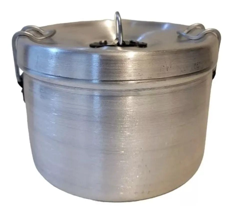OLLA MARMITA DE ALUMINIO 12 CM PARA COCINAR - 2