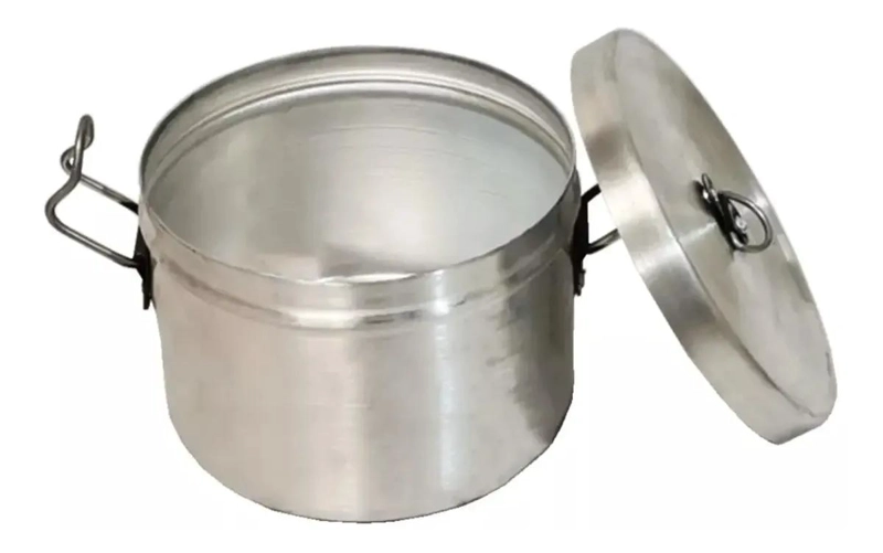 OLLA MARMITA DE ALUMINIO 12 CM PARA COCINAR - 3