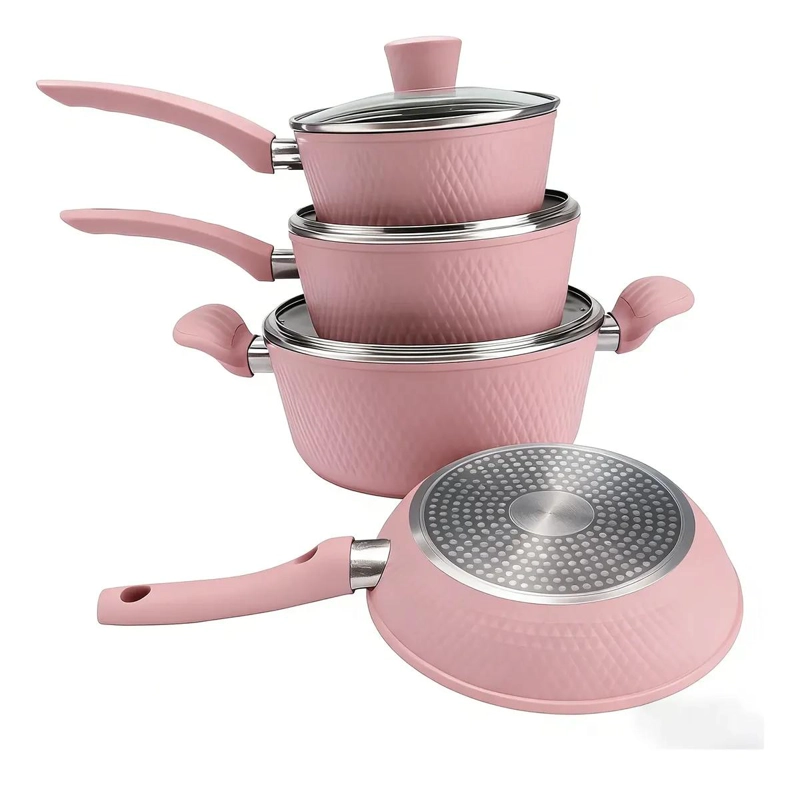 SET DE 7 OLLAS ANTIADHERENTES PARA COCINAR - 1