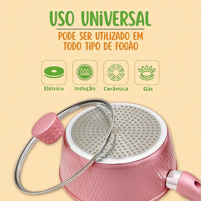 SET DE 7 OLLAS ANTIADHERENTES PARA COCINAR - 2