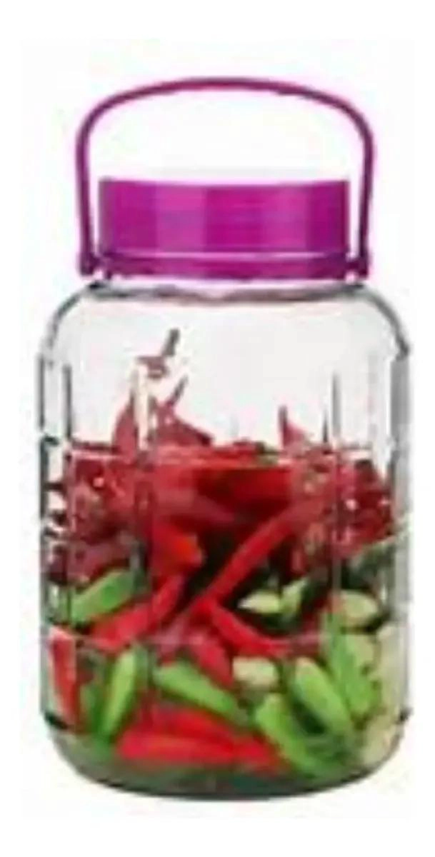 PACK DE 2 FRASCOS DE VIDRIO HERME TICO DE 3 LITROS - 6