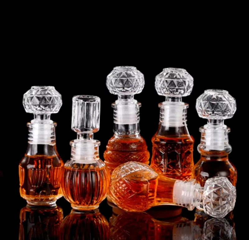 PACK DE 12 BOTELLITAS DE VIDRIO CON TAPA REDONDA DE 60ML - 4