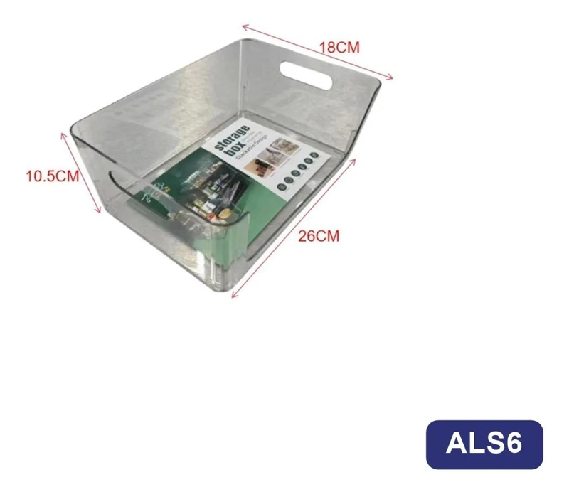 ORGANIZADOR DE REFRIGERADOR PARA COCINA 26X18 CM - 3