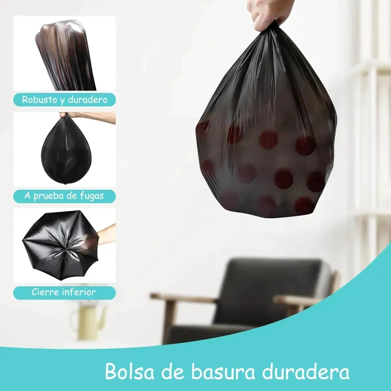 BOLSAS DE BASURA DESECHABLES PARA COCINA Y BAÑO 50X60 CM - 2