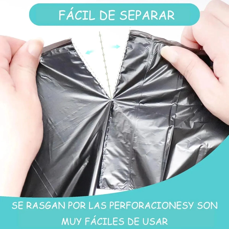 BOLSAS DE BASURA DESECHABLES PARA COCINA Y BAÑO 50X60 CM - 3
