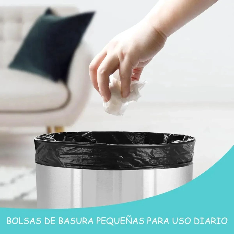 BOLSAS DE BASURA DESECHABLES PARA COCINA Y BAÑO 50X60 CM - 4
