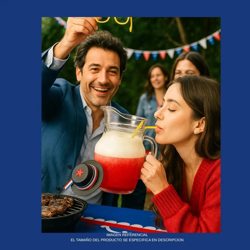 PACK DE 6 JARRAS DE VIDRIO DE 500 ML PARA CELEBRACIONES - 6