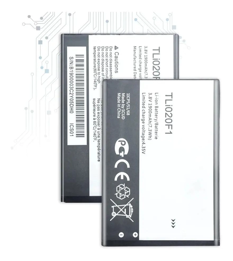 BATERIA DE REPUESTO COMPATIBLE PARA ALCATEL PIXI 4 DE 5 PULGADAS - 1