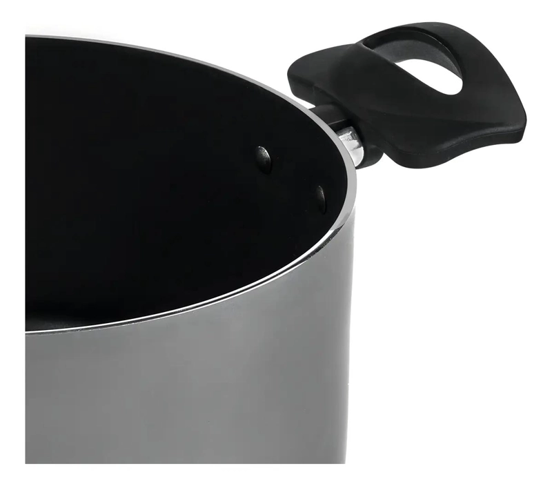 BATERIA DE COCINA ANTIADHERENTE DE 7 PIEZAS CON TAPA DE VIDRIO - 7