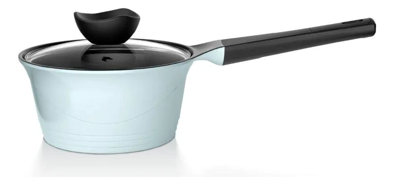 SET DE COCINA DE ALUMINIO FUNDIDO 7 PIEZAS COLOR CELESTE - 6