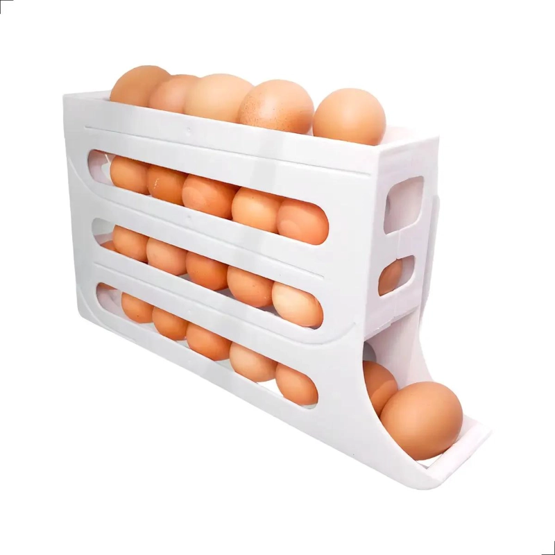 DISPENSADOR DE HUEVOS AUTOMATICO DE 4 NIVELES PARA 30 HUEVOS - 1