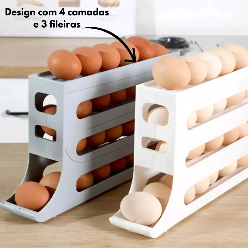 DISPENSADOR DE HUEVOS AUTOMATICO DE 4 NIVELES PARA 30 HUEVOS - 6