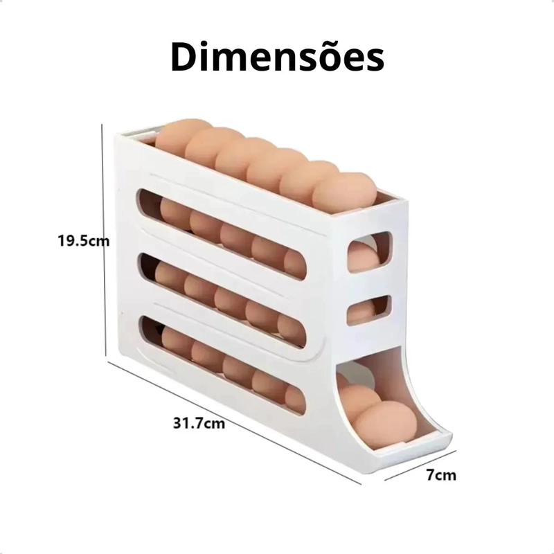 DISPENSADOR DE HUEVOS AUTOMATICO DE 4 NIVELES PARA 30 HUEVOS - 9