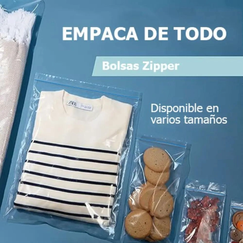 BOLSAS CON CIERRE HERME TICO 3X3 CM PARA ALMACENAMIENTO - 6