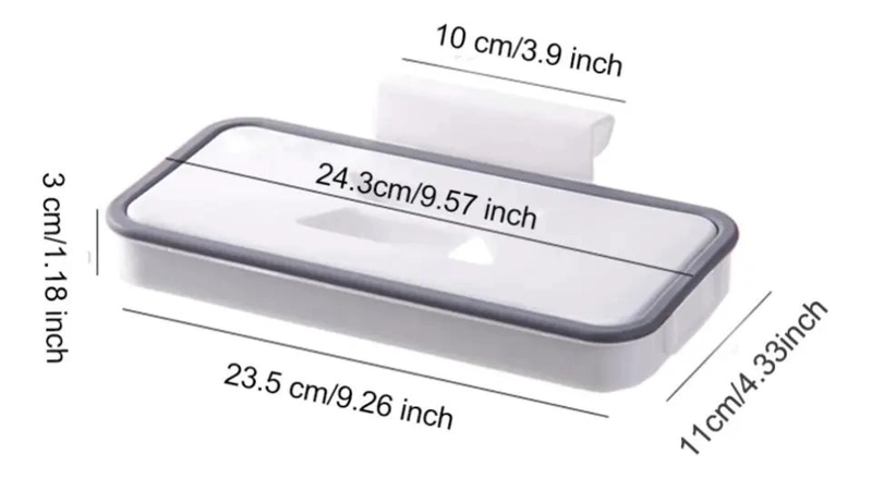 BASURERO PORTATIL ERGONOMICO PARA COCINA EN COLOR BLANCO - 7